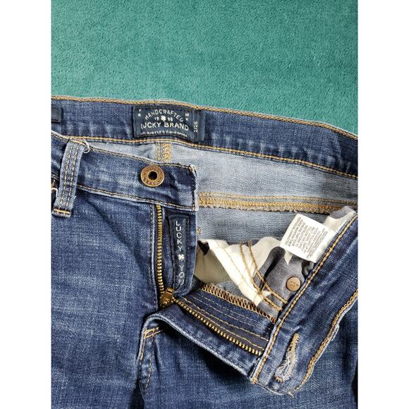 Lucky Brand Jeans Size 2 Womens Blue Stretch Pant Denim Mid Rise Charlie Skinny - Picture 4 of 12